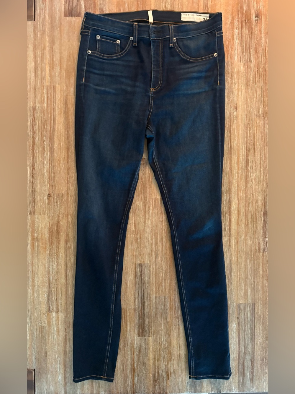 RAG & BONE HIGH RISE SKINNY JEANS